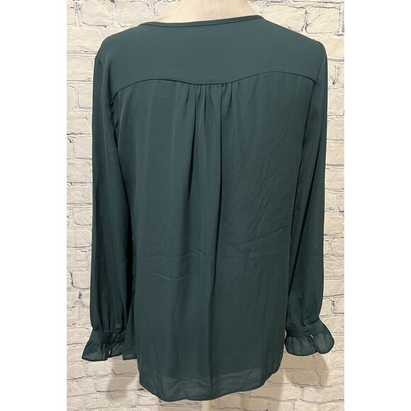 A Pea in the Pod Womens Maternity Long Sleeve Blouse Top Green Size Medium - Picture 3 of 6